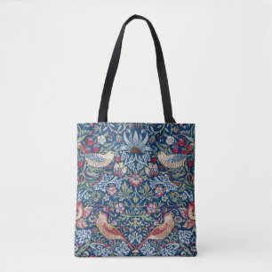 Morris Strawberry Thief Classic Indigo Blue Fijn Draagtas