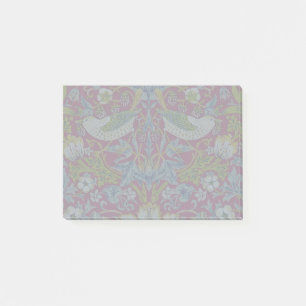 Morris Strawberry Thief Frambozenrood Limoen Bloem Post-it® Notes
