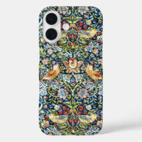 Morris Strawberry Thief Geel Ivoor Leisteenblauw
