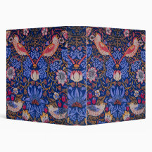 Morris Strawberry Thief Lavendel Paarse Roos Kunst