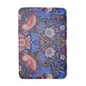 Morris Strawberry Thief Lavendel Paarse Roos Kunst Badmat (Voorkant Verticaal)