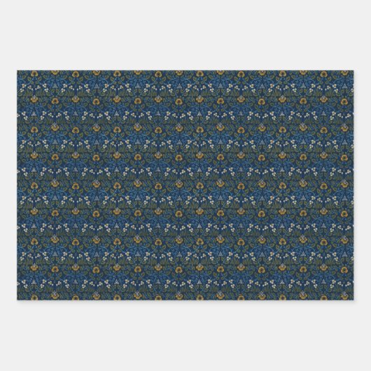  Morris Symmetrical Floral Pattern Inpakpapier Vel (Voorkant 3)