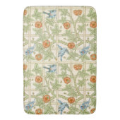 Morris' Trellis 1862 Flower & Bird Pattern Badmat (Voorkant Verticaal)