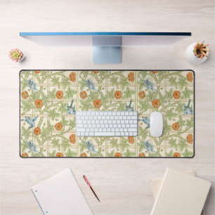 Morris' Trellis 1862 Flower & Bird Pattern Bureaumat