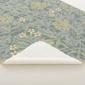 Morris Vine & Jasmine Garden Flower Classic Sherpa Deken (3/4)
