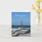 Morris-vuurtoren en -bomen denken nog steeds aan u kaart (Gele Bloem)