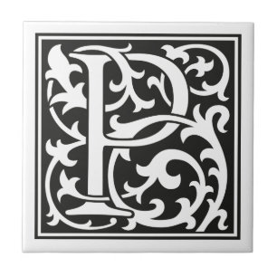 Morrisesque P Tile Tegeltje