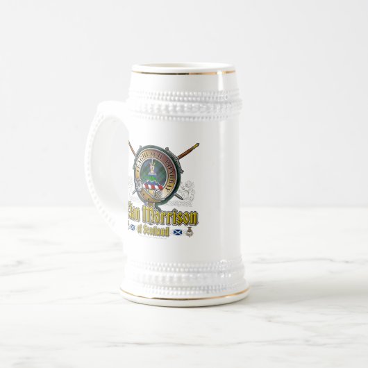 Morrison Clan Badge Bierpul (Voorkant links)