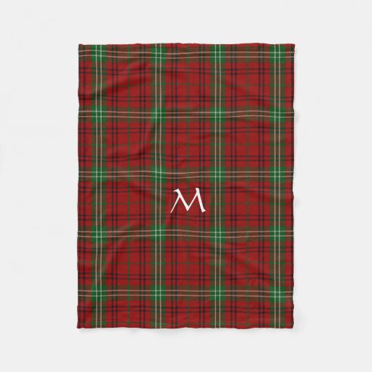 Morrison Clan Tartan Pset Fleece Blanket (Voorkant)