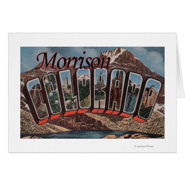 Morrison, Colorado - Scènes de grandes lettres (Devant horizontal)