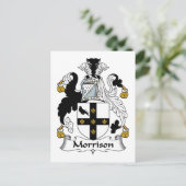 Morrison Family Crest Briefkaart (Staand voorkant)