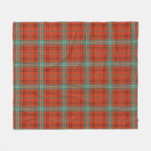 Morrison Red Ancient Pset Fleece Deken (Voorkant (Horizontaal))