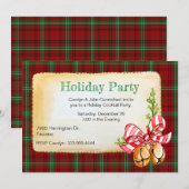 Morrison Tartan zette de kerstfeestdag in beslag Kaart (Voorkant / Achterkant)