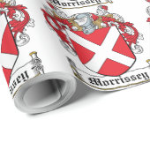Morrissey Family Crest Cadeaupapier (Rol Hoek)
