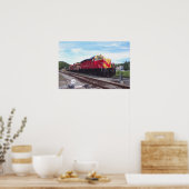 Morristown en Erie Railroad Engine # 22 Poster (Keuken)