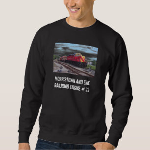 Morristown en Erie Railroad Engine #22 Sweatshirt