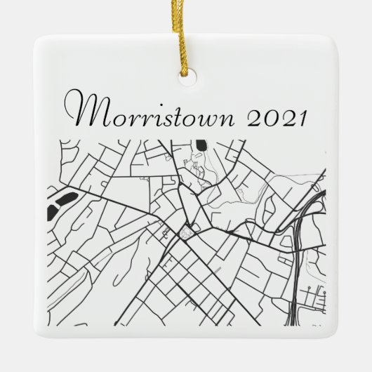 Morristown New Jersey Ornament (Voorkant)
