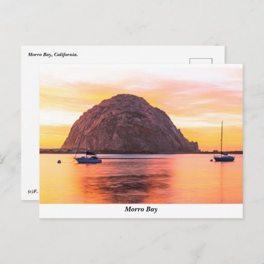 Morro Bay Briefkaart (Voorkant / Achterkant)