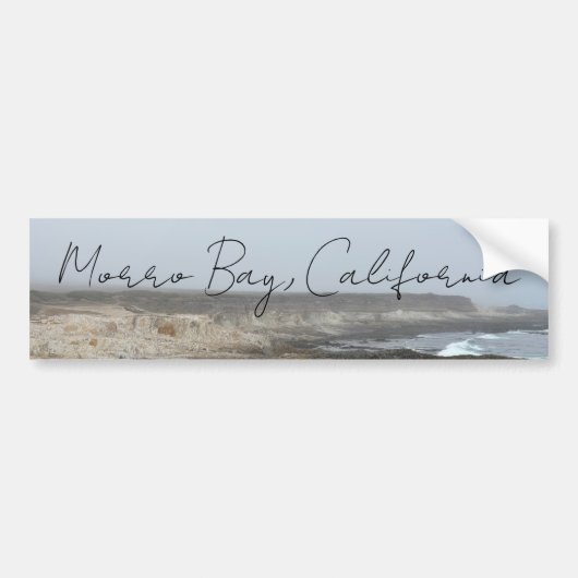 Morro Bay California Ocean Photography Bumpersticker (Voorkant)