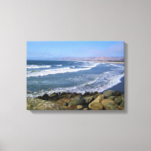 Morro Bay, Californië Canvas Afdruk