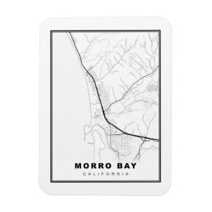 Morro Bay-kaart Magneet