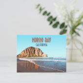 Morro Bay Rock California  Briefkaart (Staand voorkant)