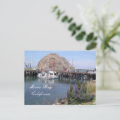 Morro Bay Vist Dock, Californië Briefkaart (Staand voorkant)