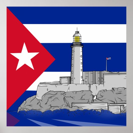 Morro Castle in Havana Poster (Voorkant)