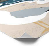 Morro Rock Bay Central California Beach Seagulls Poster (Hoek)