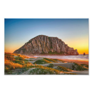 Morro Rock Beach foto Foto Afdruk