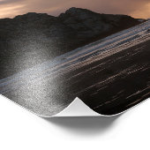 Morro Rock Beach Sunset Photo (Coin)