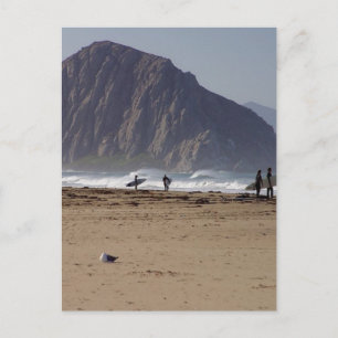 Morro Rock beaches Surfers Briefkaart