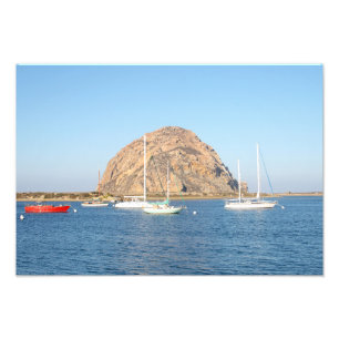 Morro Rock, Californië Foto Afdruk