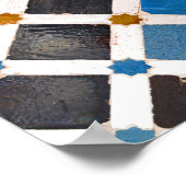 Morrocan Mosaic Decor Poster (Hoek)