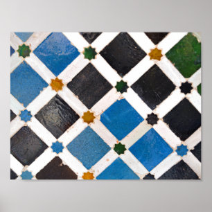 Morrocan Mosaic Decor Poster