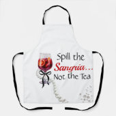 Mors de Sangria... niet de thee Schort (Voorkant)