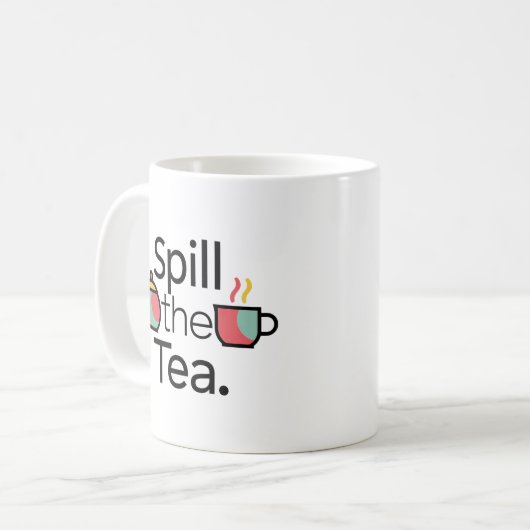 Mors de Tea Funny Coffee Mok (Voorkant links)