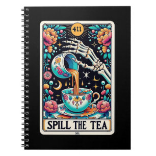 Mors de Tea Tarot Kaart Notitieboek Collectie