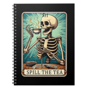 Mors de Tea Tarot Kaart Notitieboek Collectie