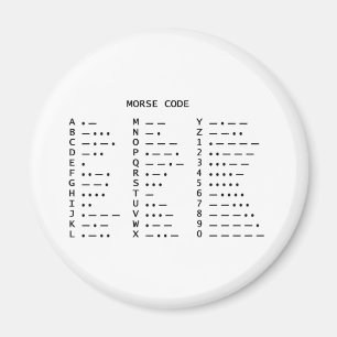 MORSCODE MAGNEET