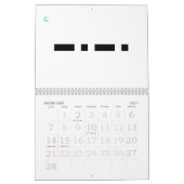 Morse Code 24-maanden alfabet Kalender (Feb 2027)