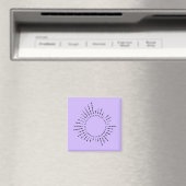 Morse Code Alfabet – Purple Tech Design Magneet (Insitu (Vaatwasser))