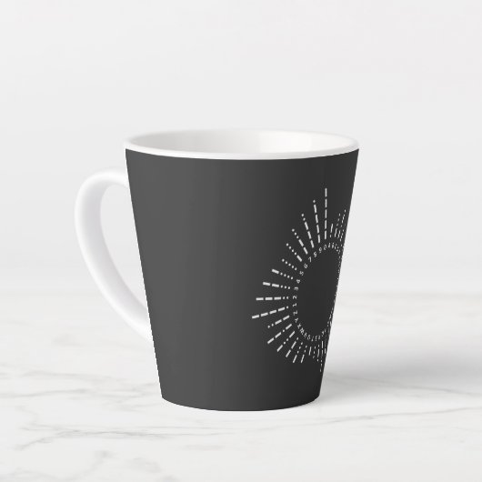 Morse Code Alphabet Latte Mok (Linkerhoek)