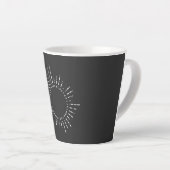 Morse Code Alphabet Latte Mok (Rechterhoek)