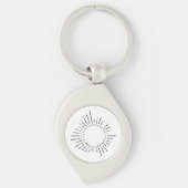 Morse Code Alphabet Sleutelhanger (Voorkant)