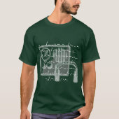Morse code communicatie citeert groene t-shirt van (Voorkant)
