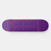 "Morse Code I" Skateboard (Horizontaal)