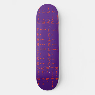 "Morse Code I" Skateboard