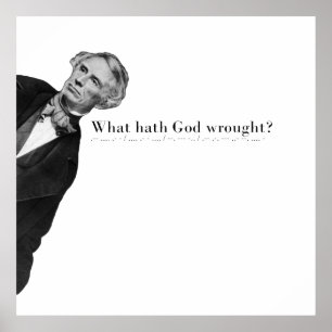 Morse Code Inspiratie uit de geschiedenis Poster