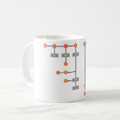 Morse code mok (Voorkant links)